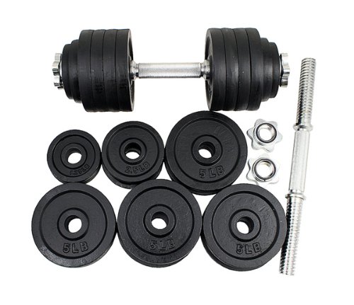 Adjustable Cast Iron Dumbbell Set (40-200 Lbs) - Black Paint with Stainless Steel Handle - Perfect for Home Gym, Strength Training & Weightlifting Workouts