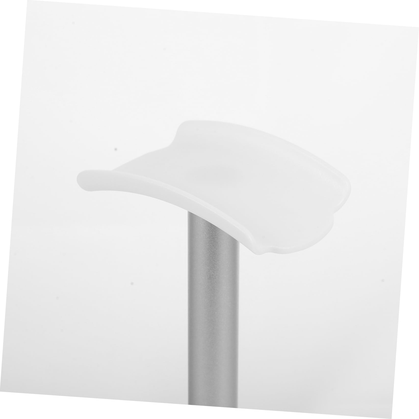 Universal Aluminum Alloy Headphone Stand with Weighted Base - Detachable Desk Hook Holder for Multiple Brands (White) - Perfect for Office, Gaming Setup & Headphone Storage