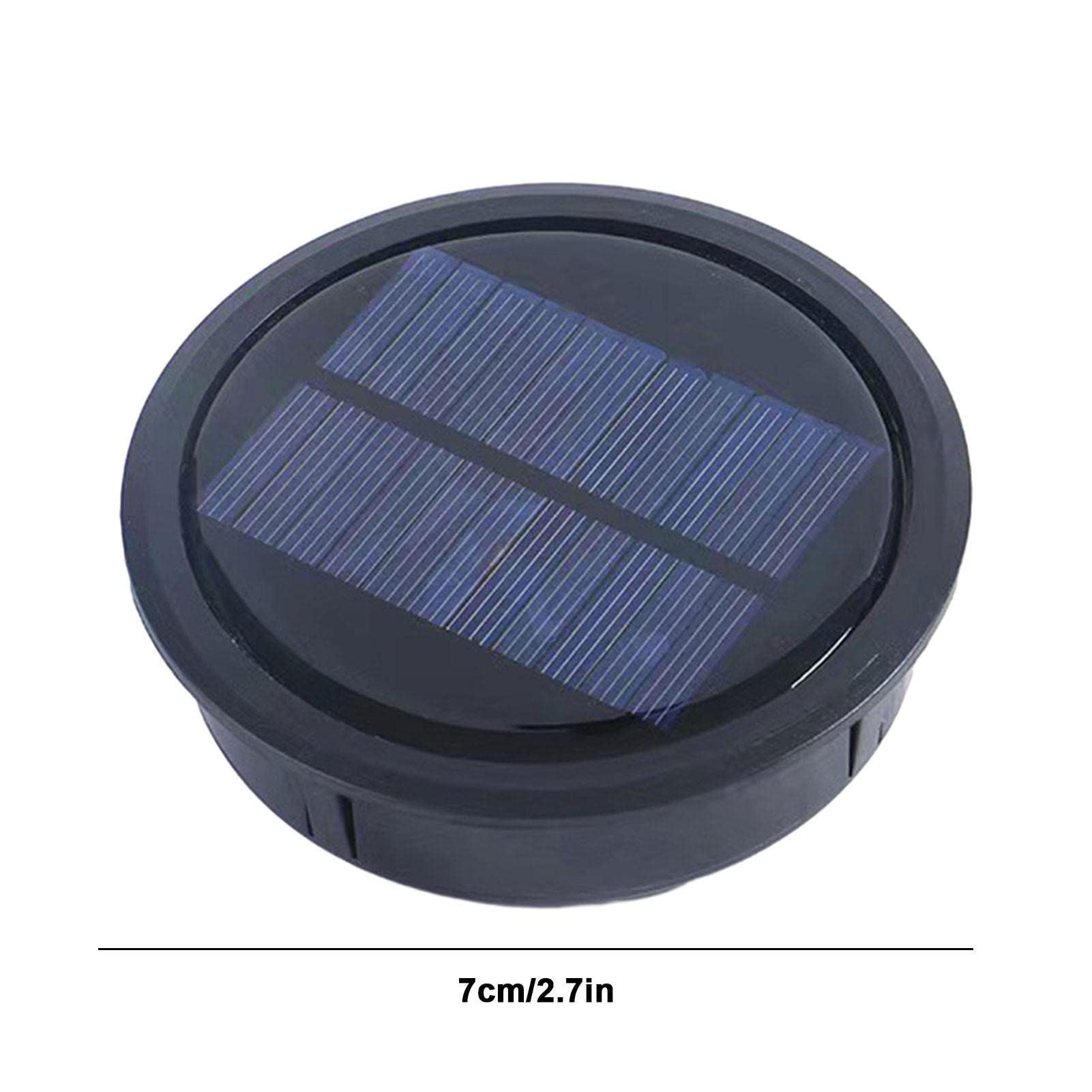 Solar Lantern Replacement Top - High-Efficiency LED Solar Panel Light Parts with Auto On/Off & Waterproof Design - Perfect for Yard, Garden, Patio & DIY Solar Light Projects - Ideal for Outdoor Lighting, Emergency Power & Decorative Illumination