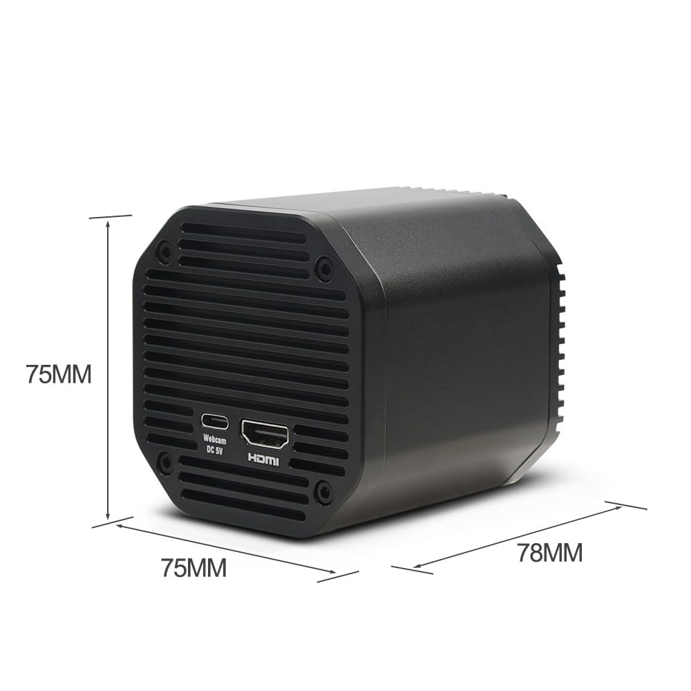 MOKOSE USB HDMI Dual Output Camera with Fast Auto Focus & 2X Digital Zoom - Ideal for Live Streaming, Online Teaching, Video Conferencing, Webinars, and Content Creation