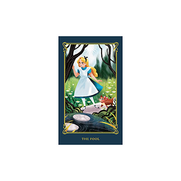 Alice in Wonderland Tiny Tarot Deck with Guidebook - Mini Tarot Cards for Divination, Gift & Travel | Perfect for Beginners, Collectors & Fantasy Lovers