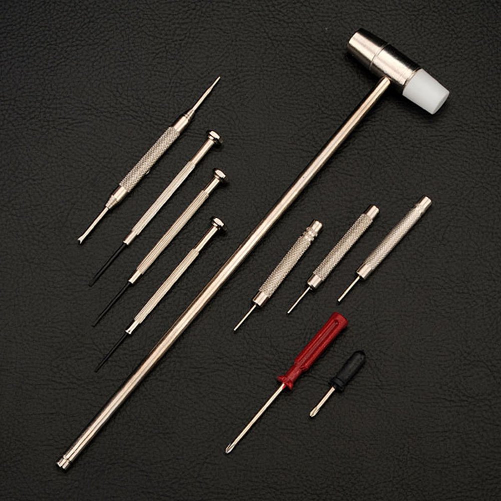 16-Piece Professional Watch Repair Tool Kit - Watch Case Opener, Strap Remover & Watchmaker Tools Set for Watch Band Replacement and Maintenance | Perfect for Watch Enthusiasts, Jewelers and DIY Watch Repair at Home