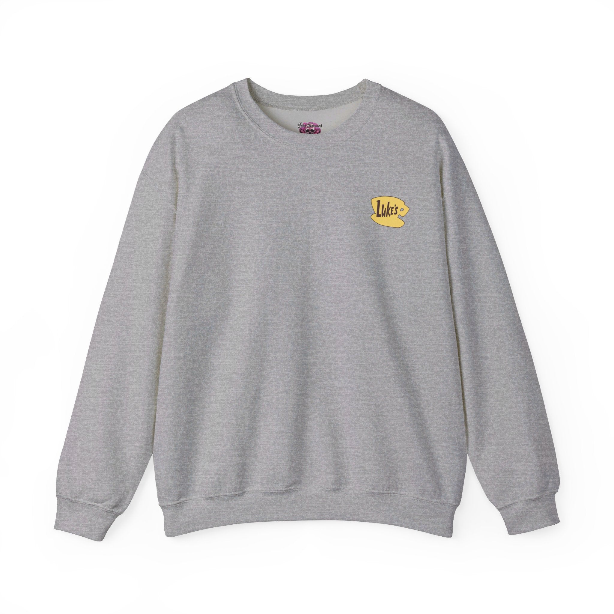 I Love Coffee Crewneck Sweatshirt - Soft & Comfortable Unisex Pullover for Coffee Lovers - Perfect for Casual Wear, Gifts & Coffee Shop Outings