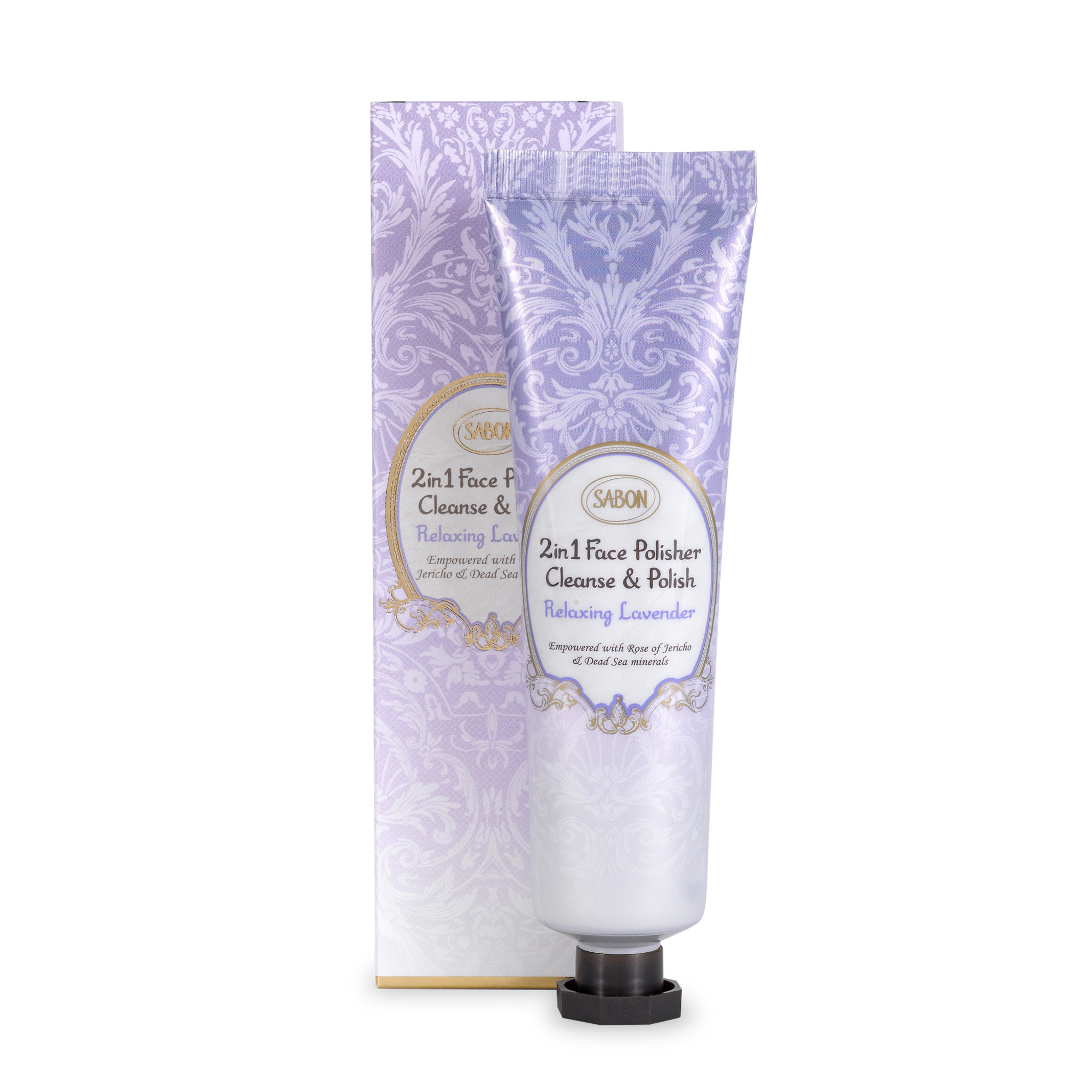 2 in 1 Exfoliating & Hydrating Face Polisher with Lavender Extract - 60mL for Glowing Skin | Perfect for Daily Skincare & Spa Nights