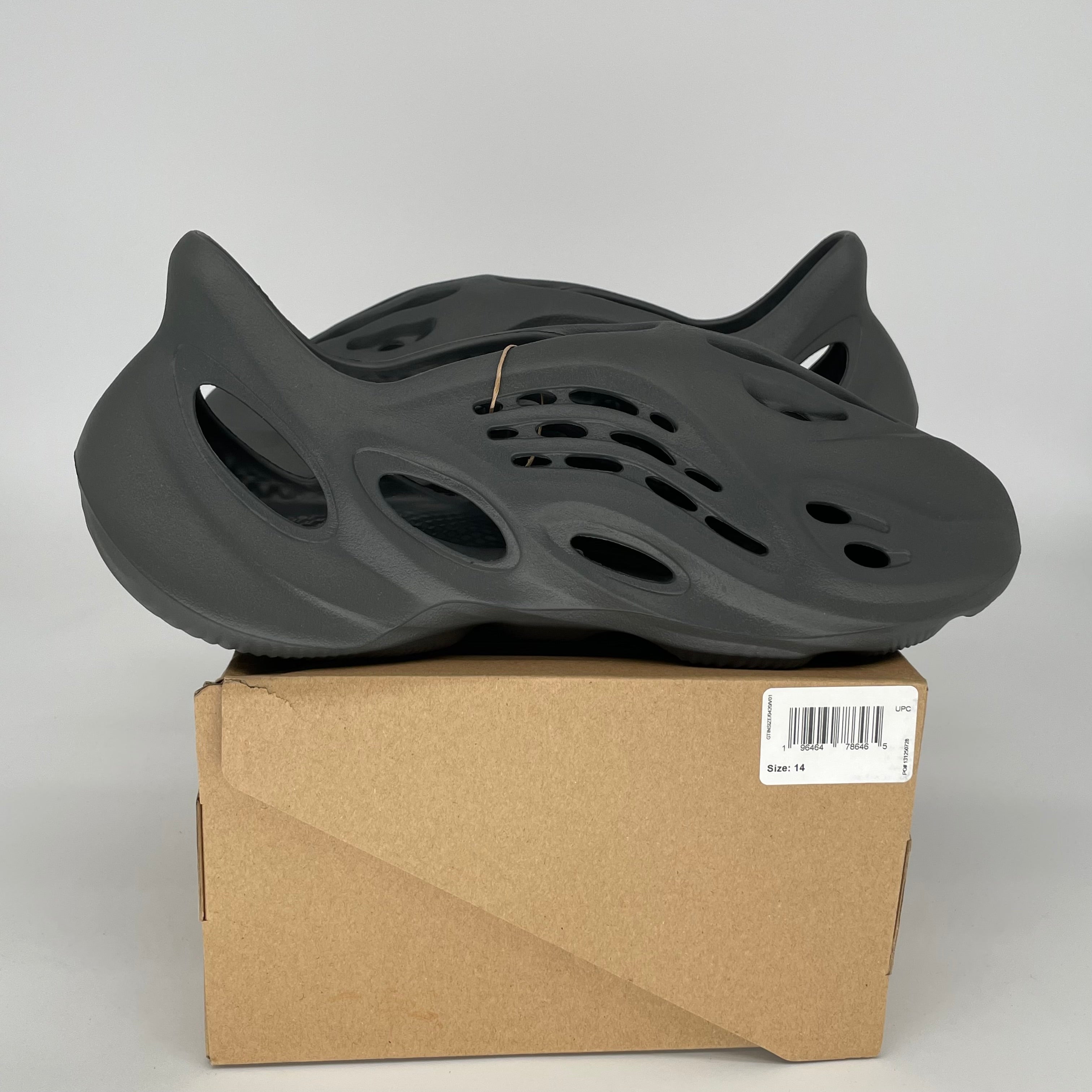 Adidas Yeezy Foam Runner Carbon - Men's Size 14 [IG5349] | Lightweight & Comfortable Slip-On Sneakers for Running, Gym, and Casual Wear