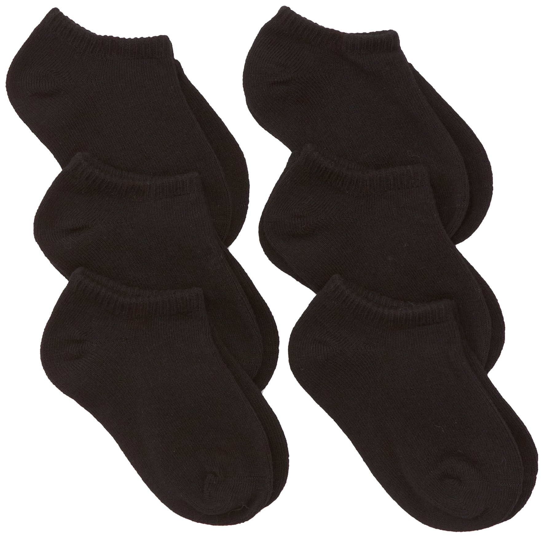 Jefferies Baby Girls' Capri Liner Socks - 6 Pair Pack of Soft Cotton Ankle Socks for Toddlers - Perfect for School, Playtime & Everyday Comfort
