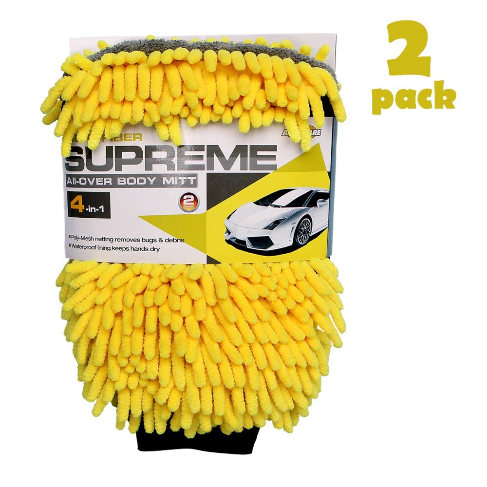 Premium Car Wax & Polish Kit - Auto Detailing Supplies with Microfiber Towels, Waterproof Gloves & Leather Chamois for Professional Car Wash & Shine - Perfect for DIY Car Care, Auto Detailing & Show Car Preparation