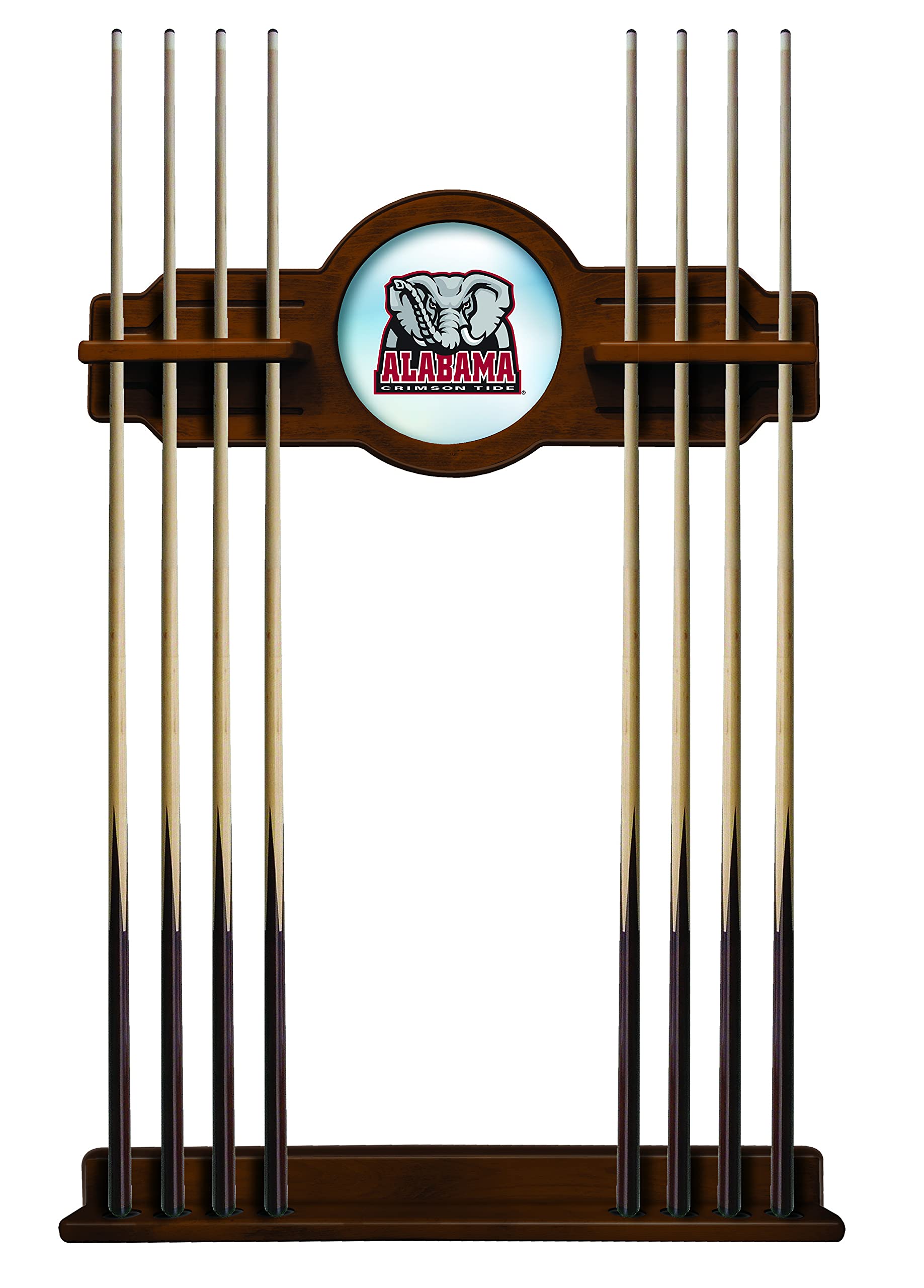 Premium Alabama Cue Rack in Chardonnay Finish - Handcrafted Pool Cue Holder by Holland Bar Stool | Perfect for Billiard Rooms, Game Rooms & Man Caves