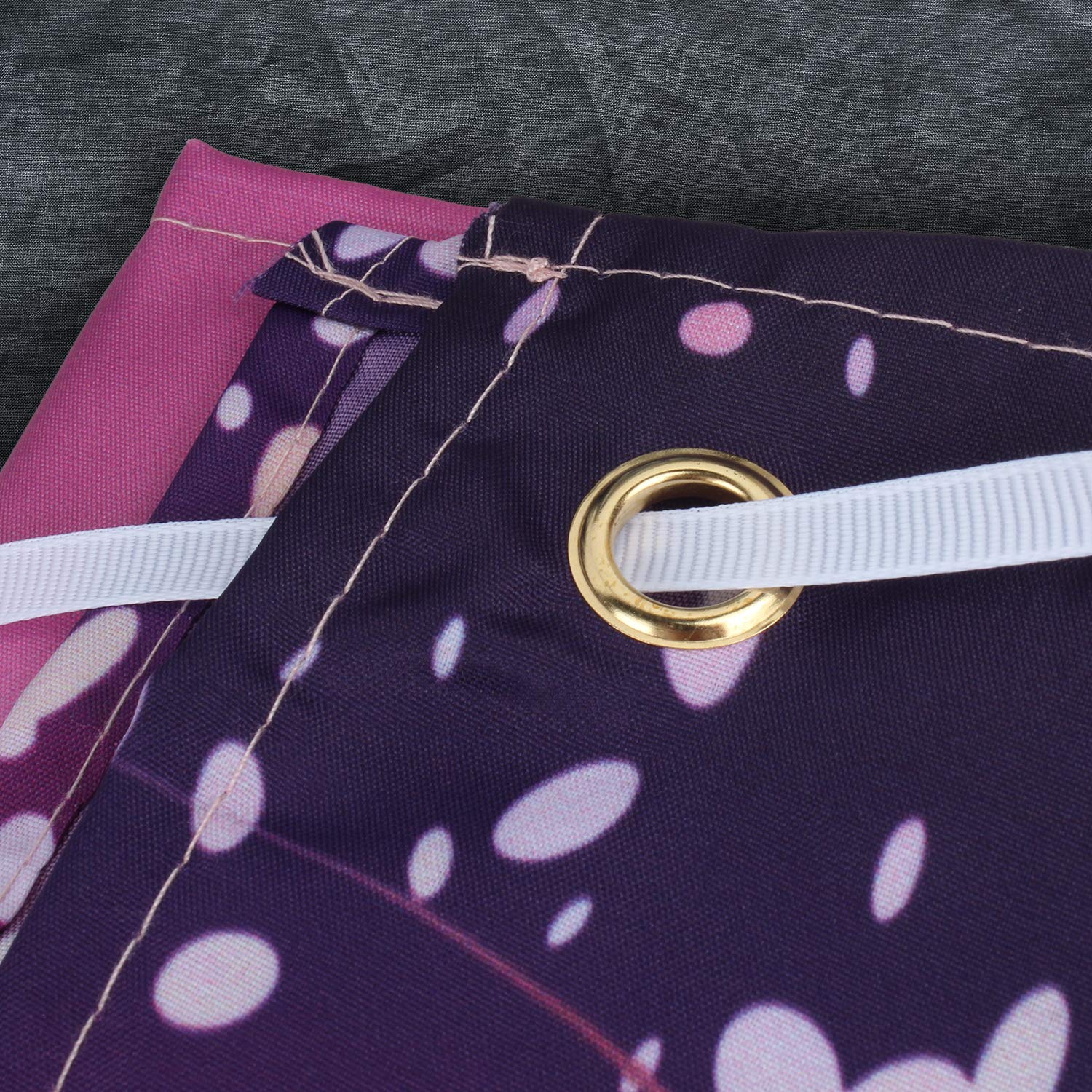 Happy Birthday Banner Backdrop - Pink Purple Gold 4x6ft Party Decor for Girls & Women - Perfect for Birthday Celebrations, Baby Showers & Special Events