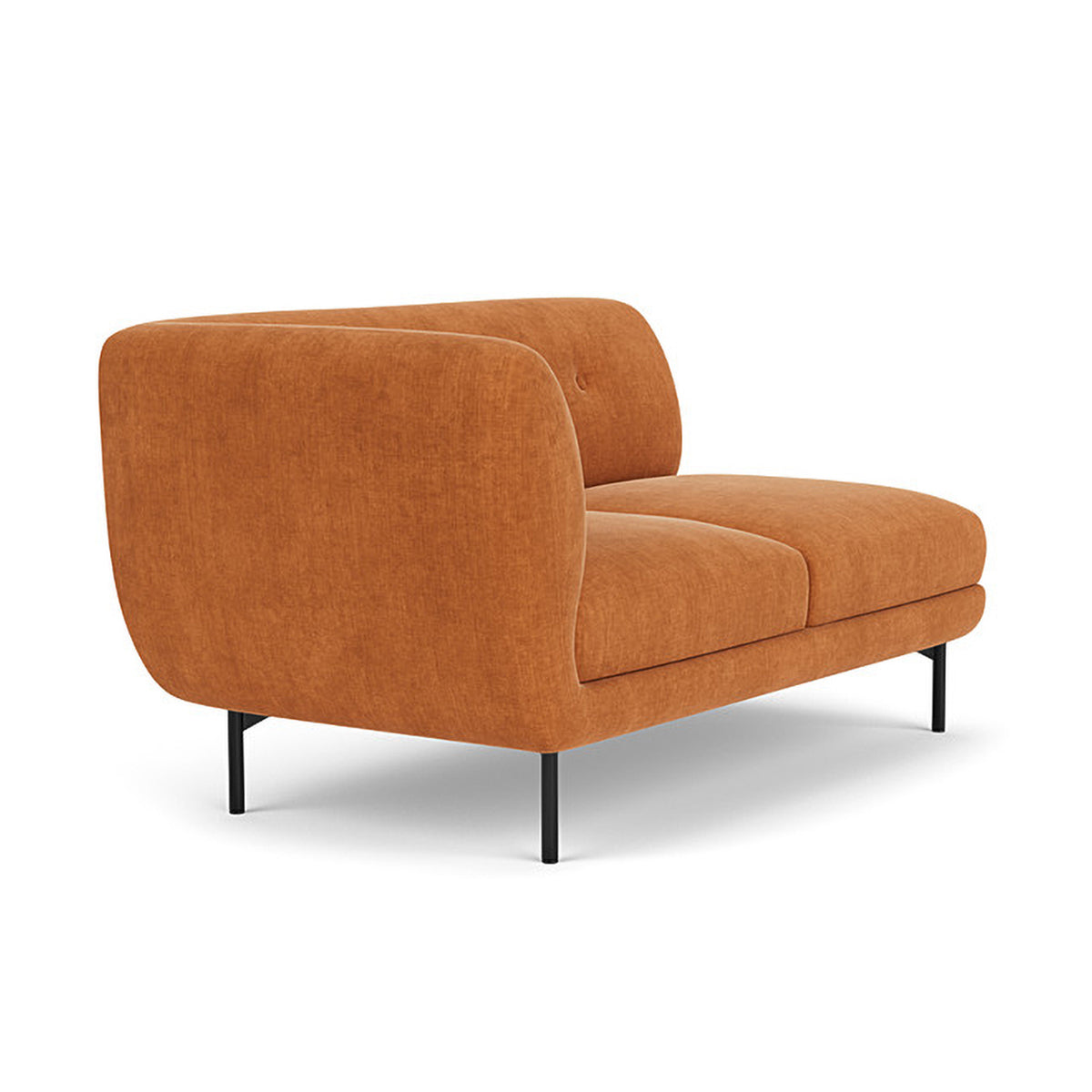 Alfred Fabric Left 2 Seater Modular Sofa - Modern L-Shaped Sectional Couch for Living Room, Lounge & Small Spaces - Comfortable & Stylish Home Furniture