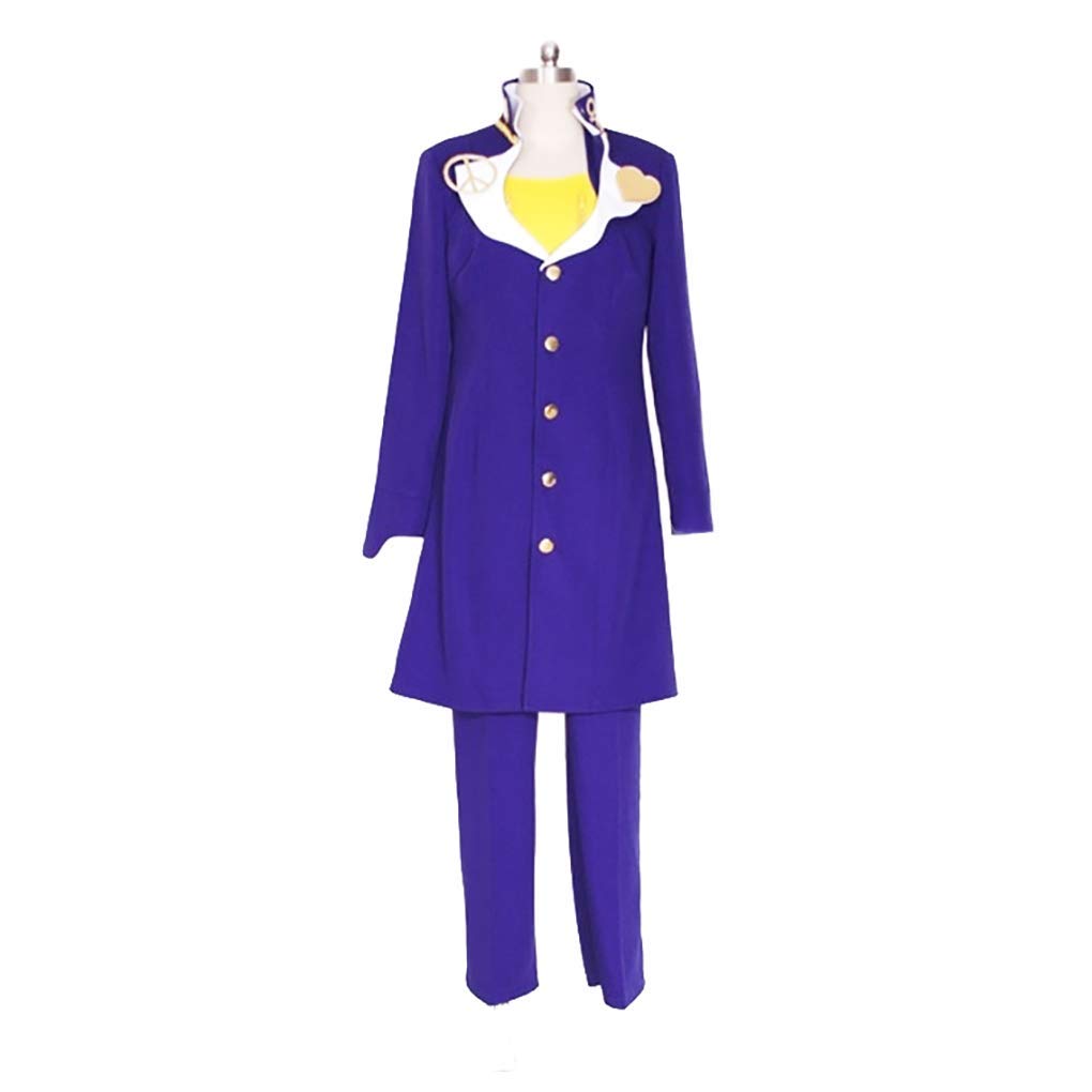 Anime Higashikata Josuke Cosplay Costume - JoJo's Bizarre Adventure Uniform for Halloween, Comic Con & Cosplay Events - Full Outfit with Wig & Accessories