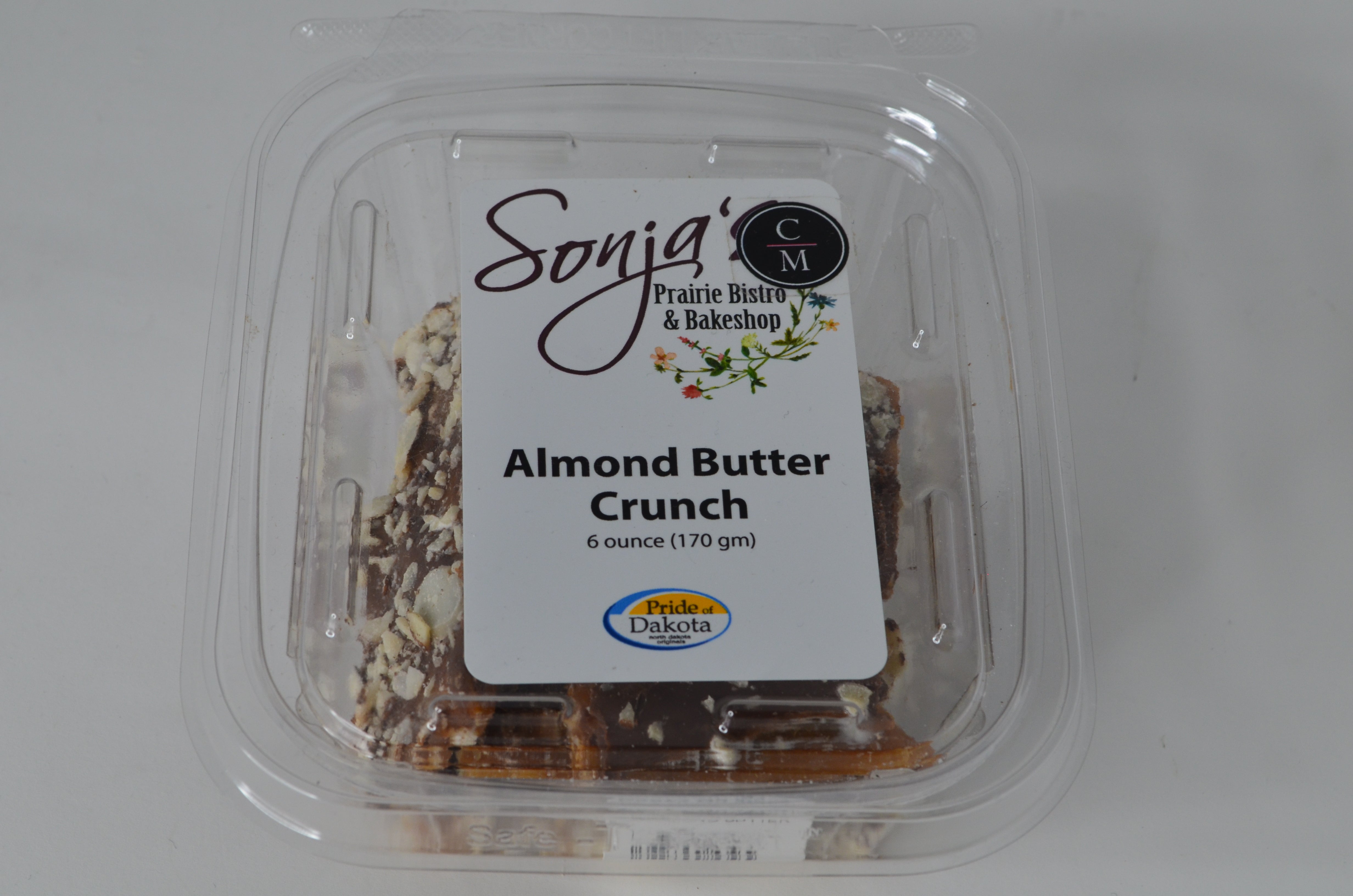 Organic 6oz Almond Butter Crunch - Gluten-Free, Non-GMO, Vegan Snack - Perfect for Smoothies, Toast & Healthy Desserts
