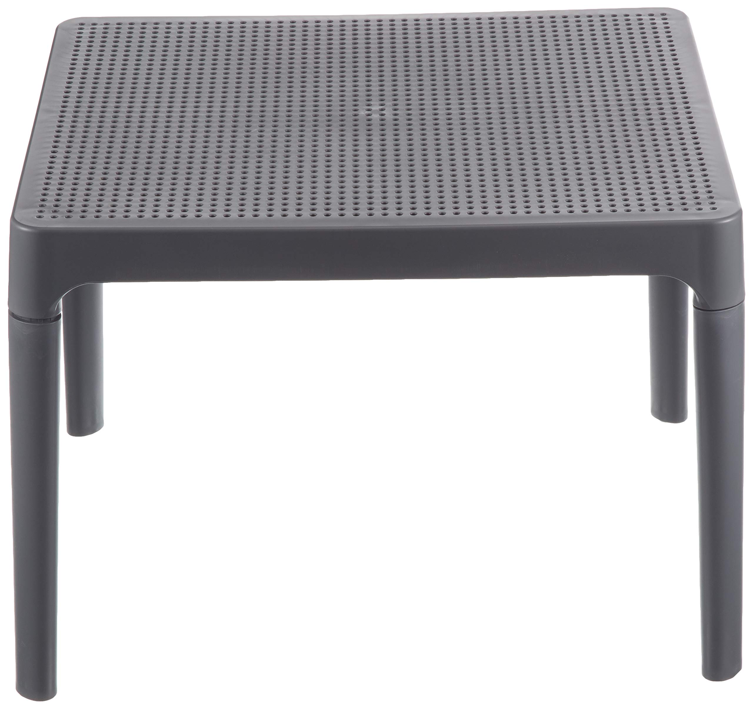 Siesta Sky Side Table 24 Inch Dark Gray End Table - Modern Nightstand for Bedroom, Living Room, or Office - ISP109-DGR