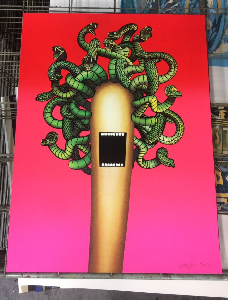 Emily Mae Smith Medusa Print - High-Quality Art Poster for Home & Office Decor | Perfect for Living Room, Bedroom, or Gift