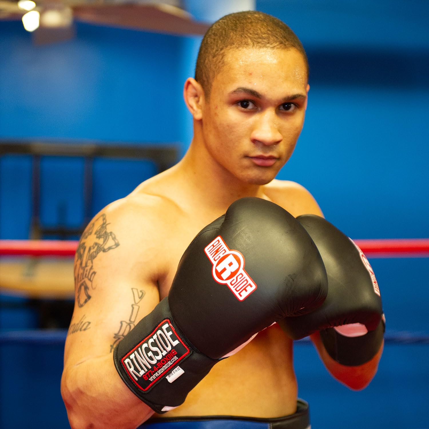 Ringside IMF Tech Hook and Loop Boxing Gloves - Professional Training & Sparring Gear for MMA, Kickboxing, and Fitness Workouts