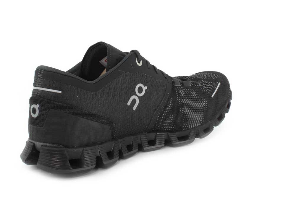 ON Running Cloud X Women's Sneakers - Black/Asphalt - Size 11 | Lightweight Running Shoes for Women | Perfect for Jogging, Gym Workouts & Everyday Wear