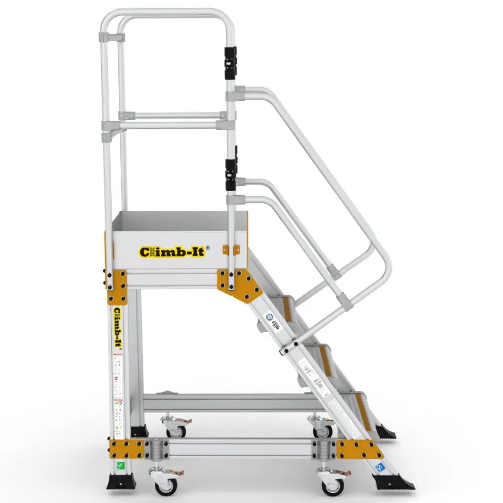 Climb It Weight Reactive Safety Steps - Non-Slip Ladder for Home & Construction Use | Heavy Duty Step Stool for Indoor & Outdoor Projects