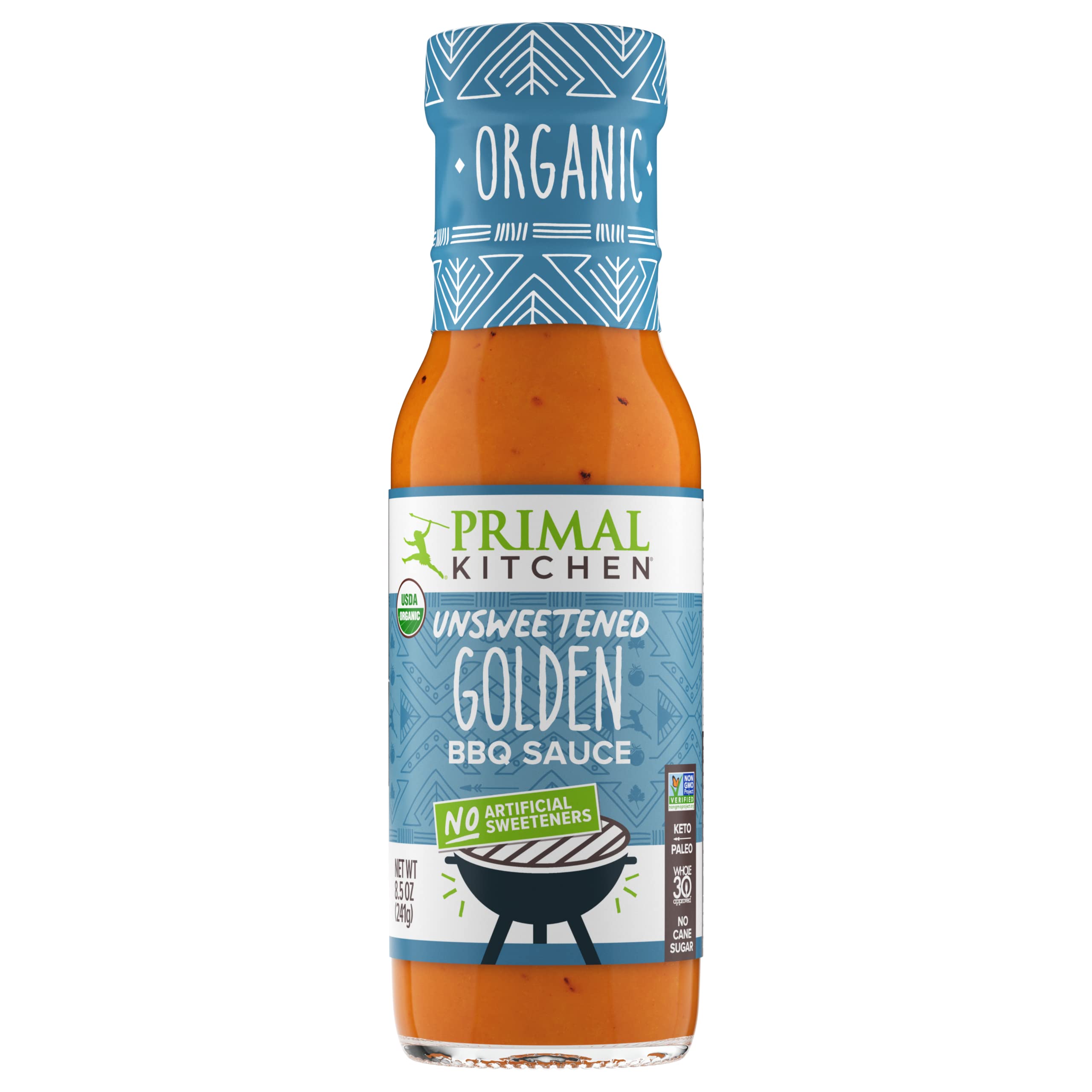 Organic Carolina Gold BBQ Sauce by Primal Kitchen - 8.5 oz | Paleo, Keto & Whole30 Friendly | Perfect for Grilling, Dipping & Marinades