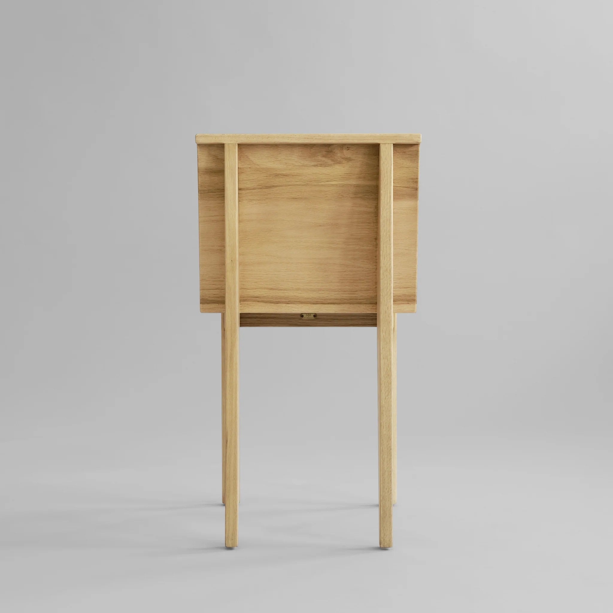 PRE ORDER 101 COPENHAGEN Brutus Slim Dining Chair - Natural Oak Wood Modern Scandinavian Design - Perfect for Small Spaces, Kitchen Nooks & Minimalist Dining Rooms