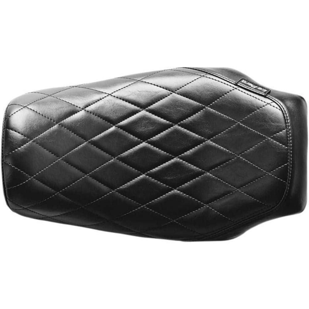 Le Pera Bare Bones Solo Seat - Diamond Stitch LK-007DM Motorcycle Seat for Harley Davidson - Comfort Ride for Cruisers & Long Distance Touring