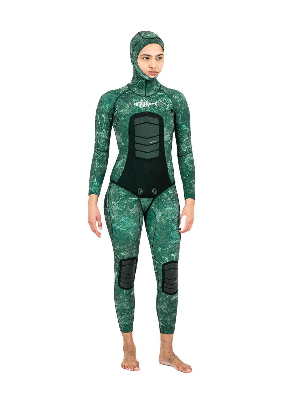 Adreno Women's 5.0mm Two Piece Wetsuit - Premium Neoprene Scuba Diving & Surfing Gear for Warm Water Adventures