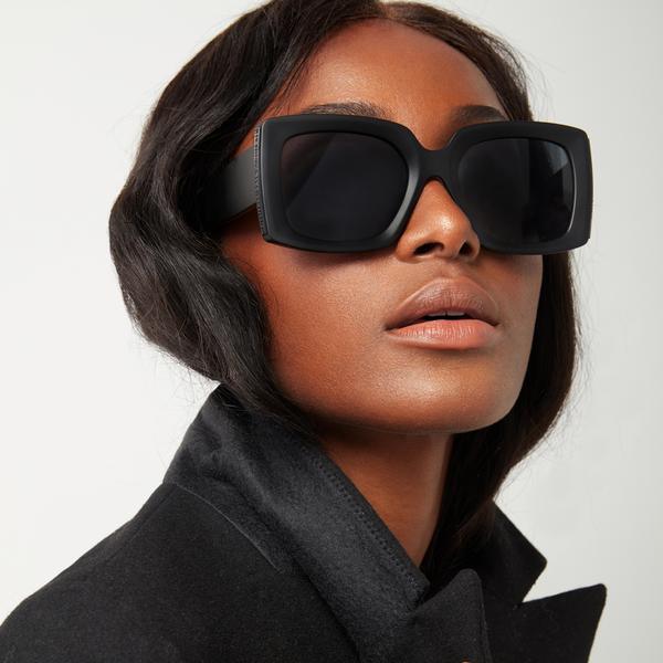 Sustainable Bardot Black Prescription Glasses - Eco-Friendly Eyewear for Men & Women | Perfect for Reading, Driving & Fashion