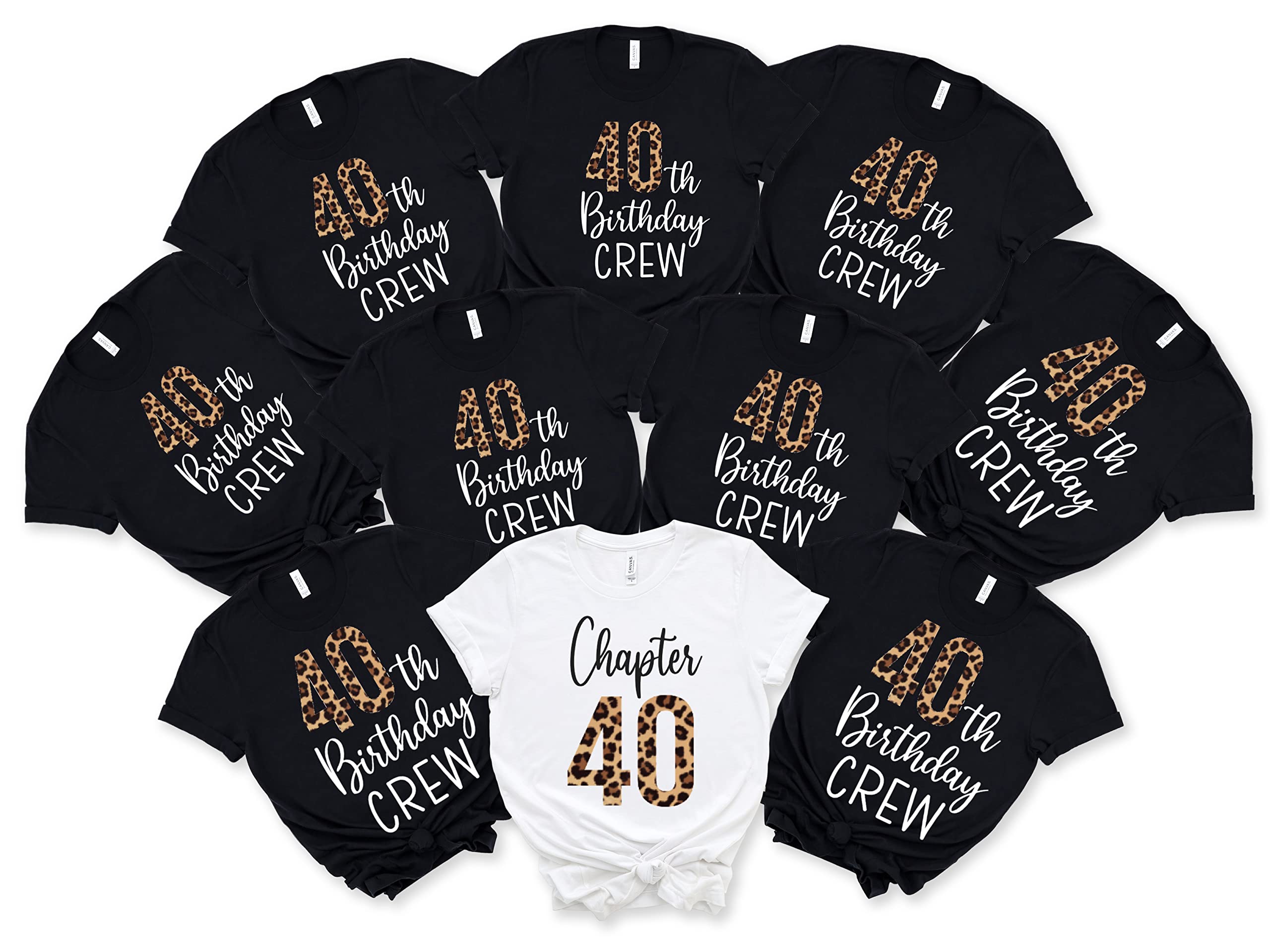 40th Birthday Shirt for Women - Funny & Cute 40th Birthday Party Outfit - Matching Squad T-Shirts - Perfect 40th Birthday Gift Idea - Great for Birthday Parties, Girls' Night Out & Celebrations