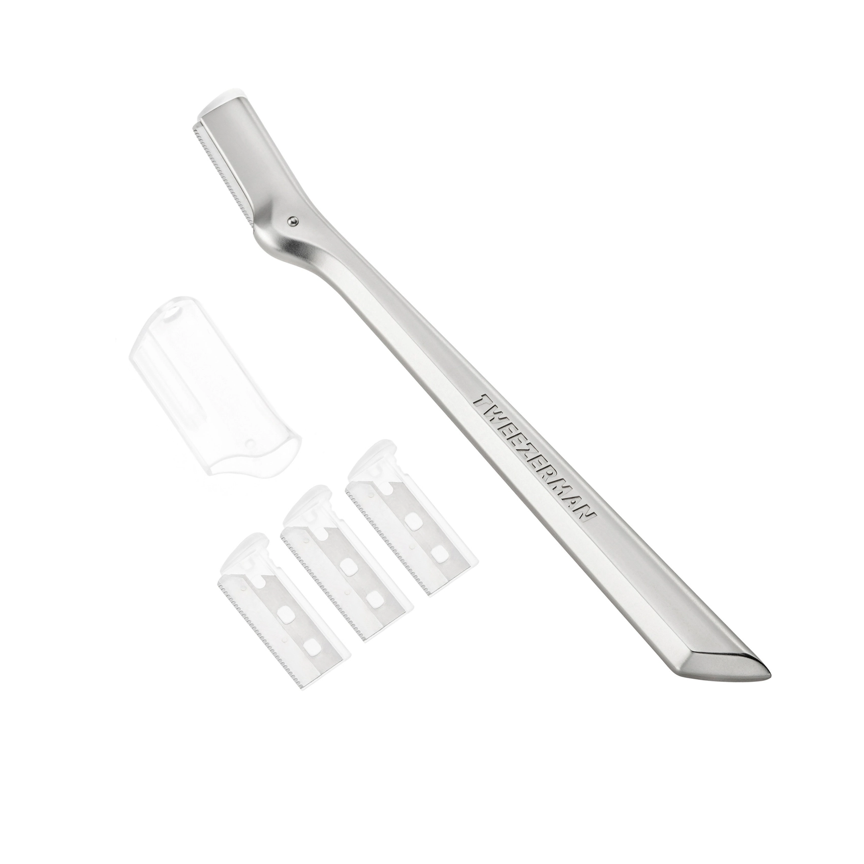 Tweezerman Brow Razor - Precision Eyebrow Trimmer & Shaper for Perfect Brows | At-Home Grooming & Salon-Quality Results
