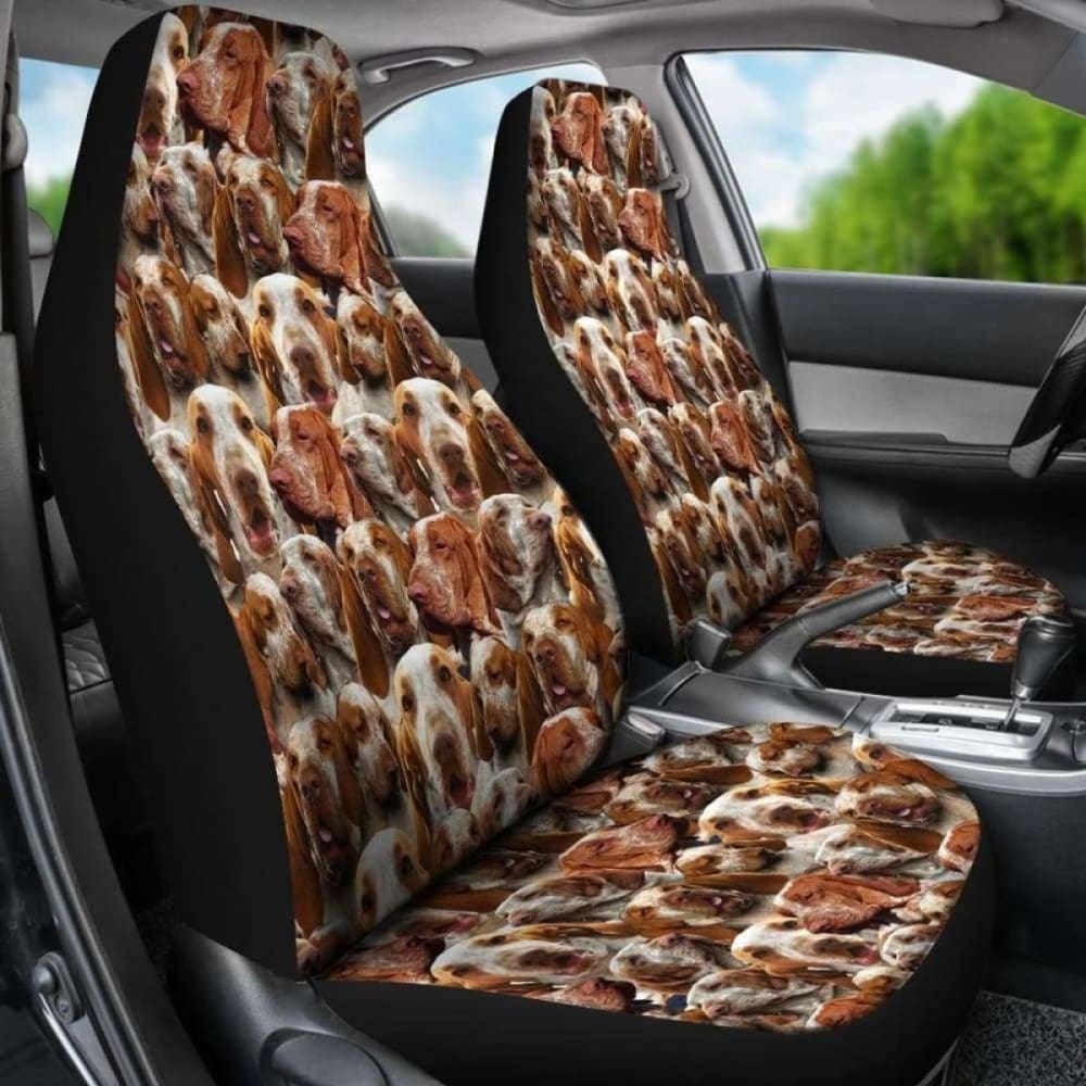 Bracco Italiano Full Face Car Seat Covers 090629 - Premium Pet Protection for Cars, Trucks & SUVs - Perfect for Travel, Daily Commutes & Outdoor Adventures
