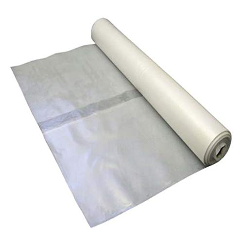 7 Mil Greenhouse Plastic Film - 5 Year UV Resistant Clear Polyethylene Cover - Heavy Duty & Premium Quality (25ft x 30ft) for Plant Protection, Gardening, and Outdoor Greenhouse Use