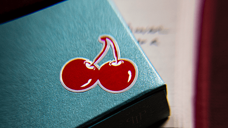 Premium Cherry Casino House Deck Playing Cards - Tropicana Teal Color | Perfect for Poker Nights, Magic Tricks & Card Games