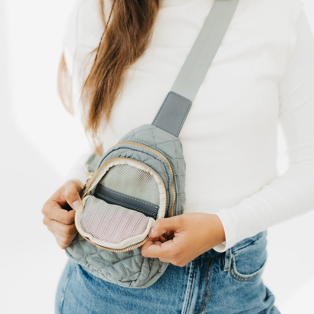 Pinelope Puff Sleeve Crossbody Bag for Women - Stylish Quilted Shoulder Purse with Adjustable Strap, Perfect for Travel, Shopping & Daily Use