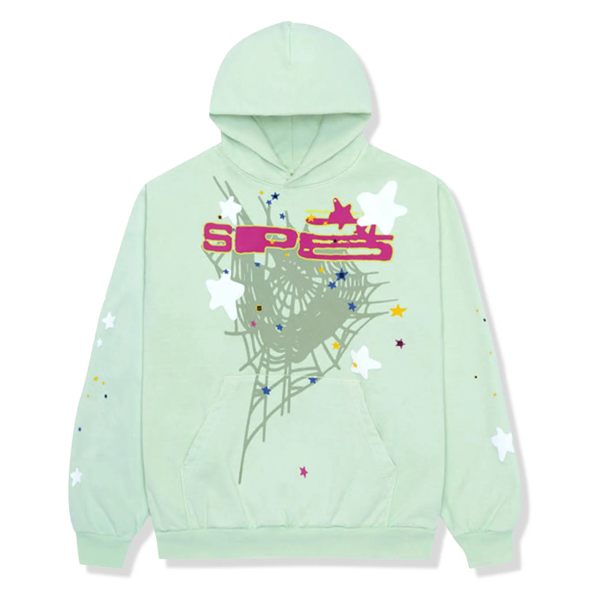 Sp5der SP5 Mint Green Tracksuit for Men - Comfortable Athletic Jogging Suit for Gym, Running & Casual Wear