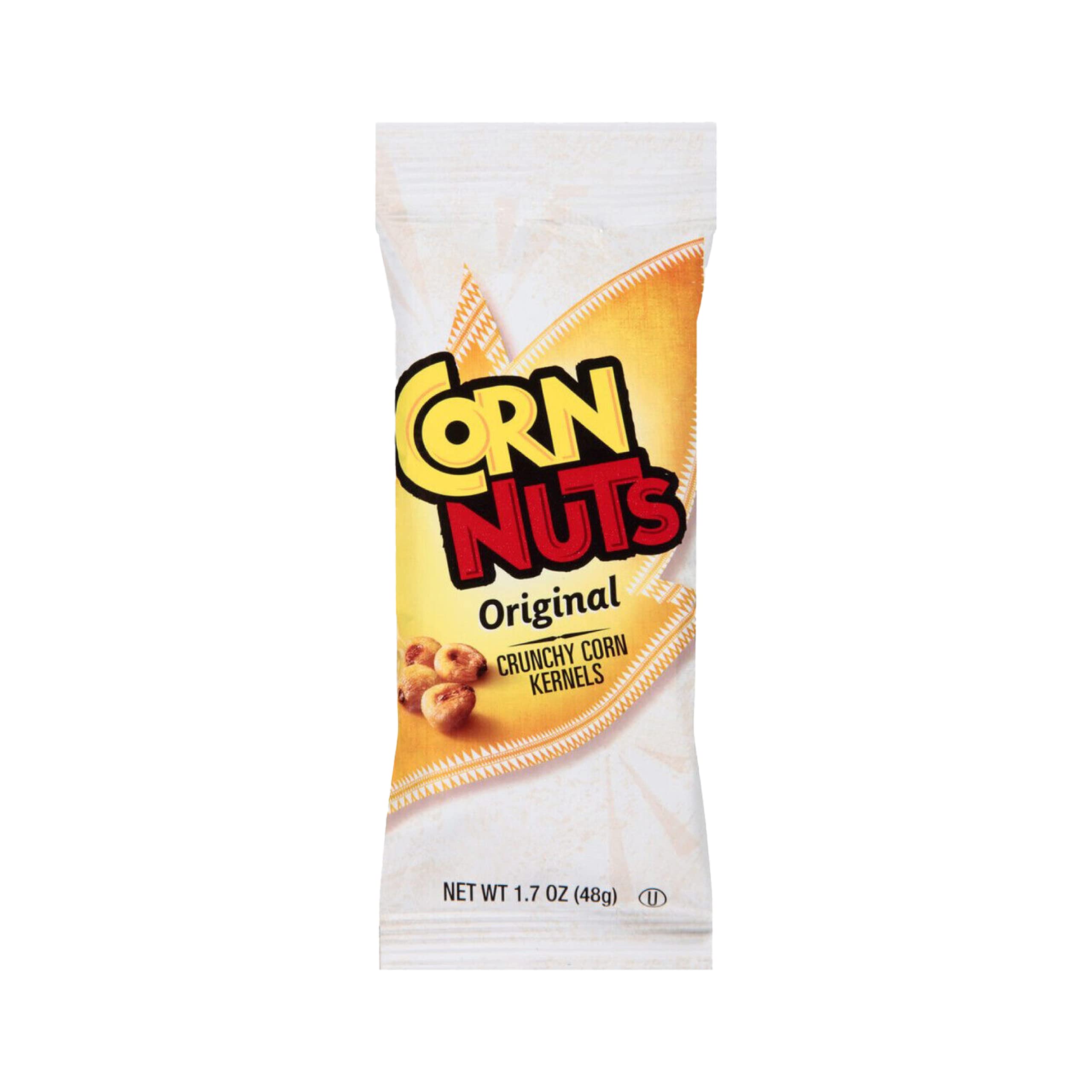 Crunchy Original Flavor Corn Nuts Snack Packs - 1.7oz (12 Pack) | Gluten-Free Roasted Corn Snacks | Individual Portion Nuts for Travel, Office, Hiking & Road Trips | By Dr. Variety