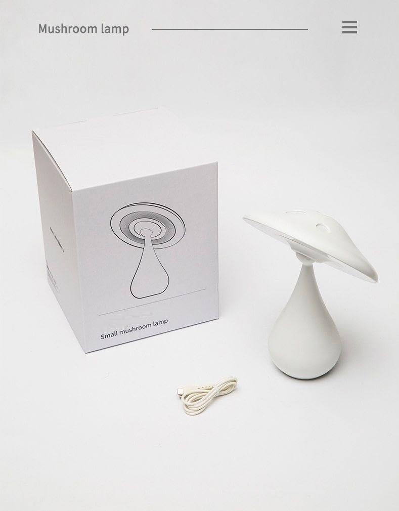 SUPERIORVZND Smart Mushroom Lamp - LED Night Light for Desk, Bedroom, Home Decor - Perfect Christmas & Birthday Gift for Kids, Adults - Creates Cozy Ambiance for Reading, Relaxing, and Decor