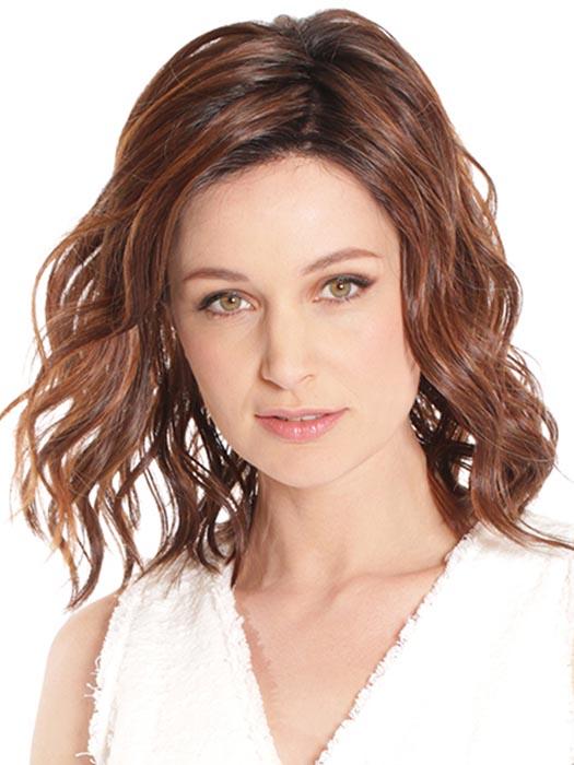 Amaretto Synthetic Lace Front Wig - Natural Looking Human Hair Replacement for Women | Perfect for Cosplay, Daily Wear & Special Occasions