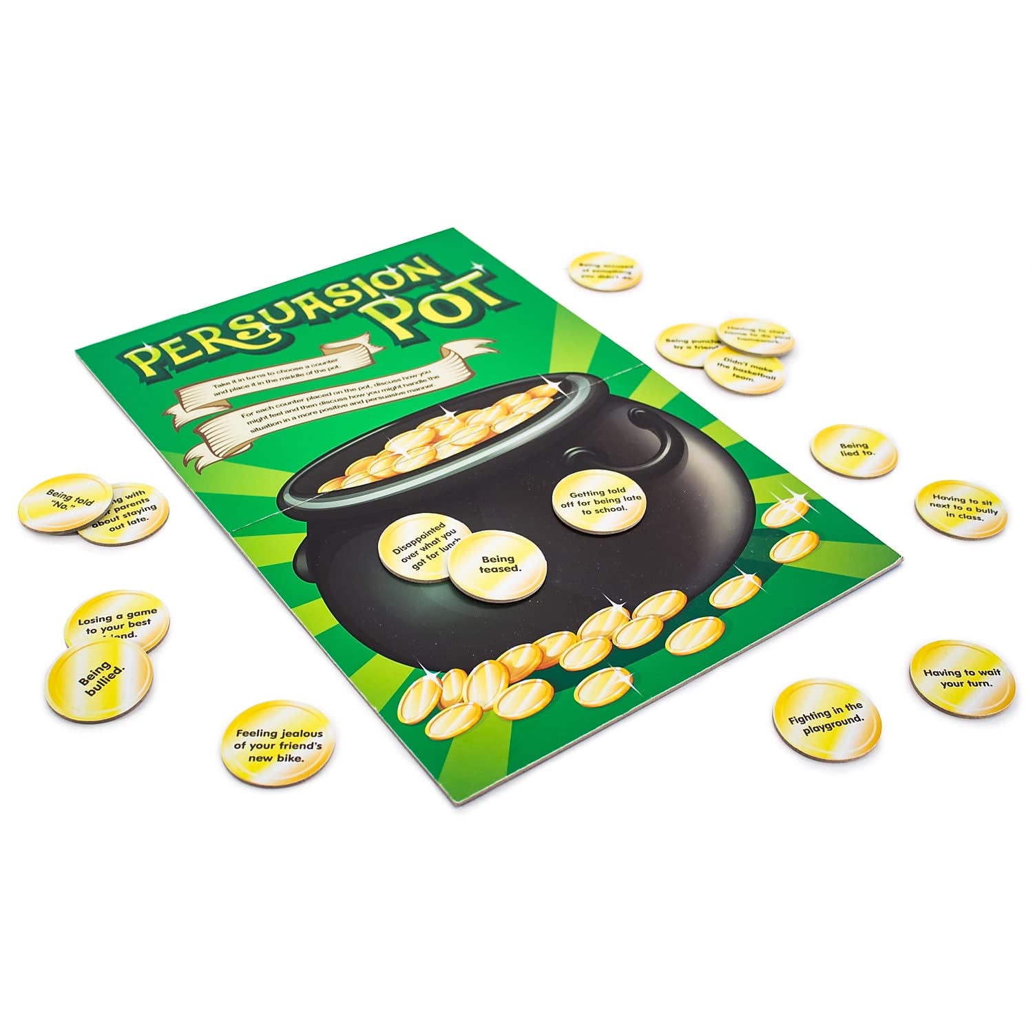 Junior Learning 6 Educational Conflict Resolution Games for Kids - Social Emotional Learning Activities for Classroom & Home