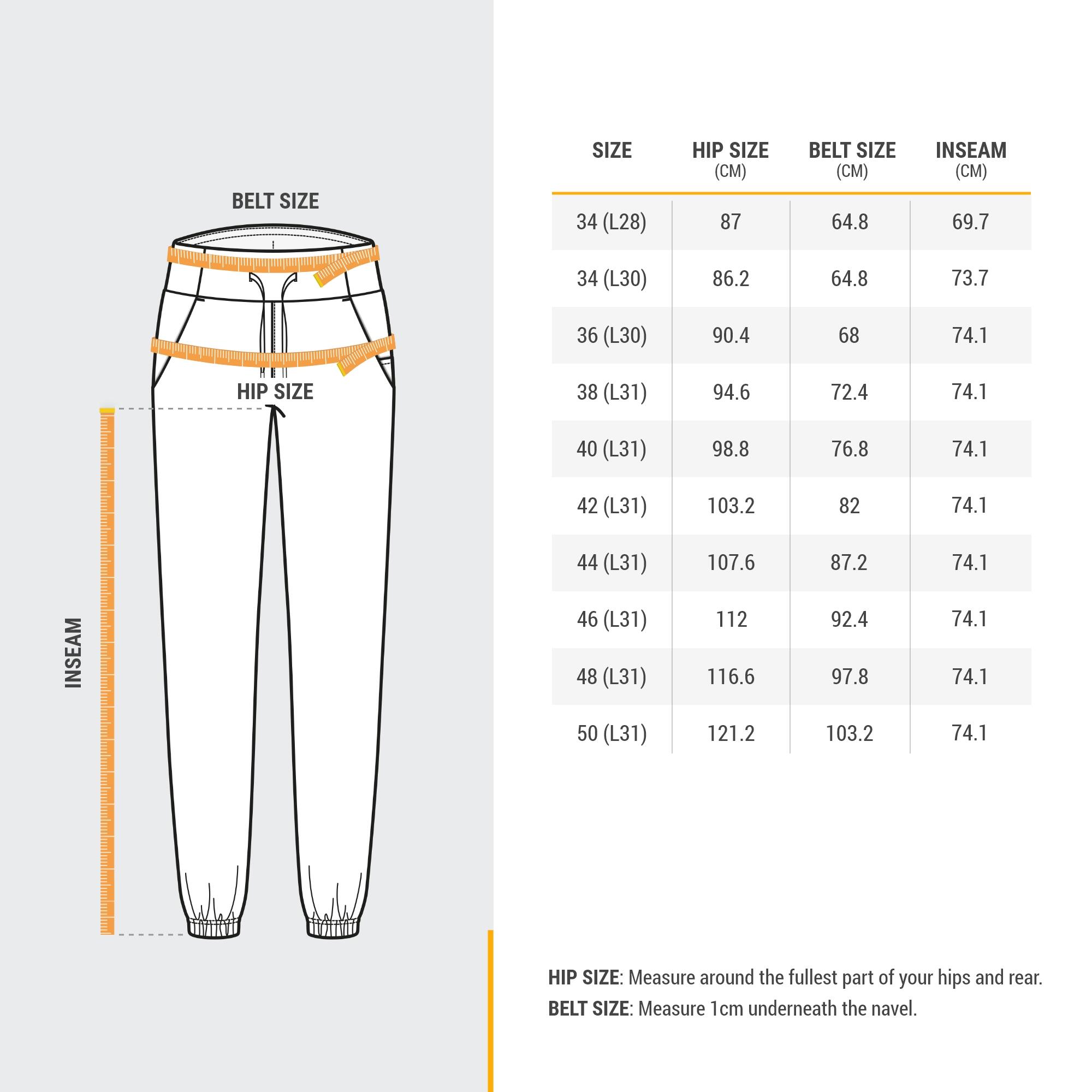 Quechua Women's NH100 Hiking Pants - Lightweight, Water-Resistant Outdoor Trekking Trousers for Hiking, Camping & Travel Adventures