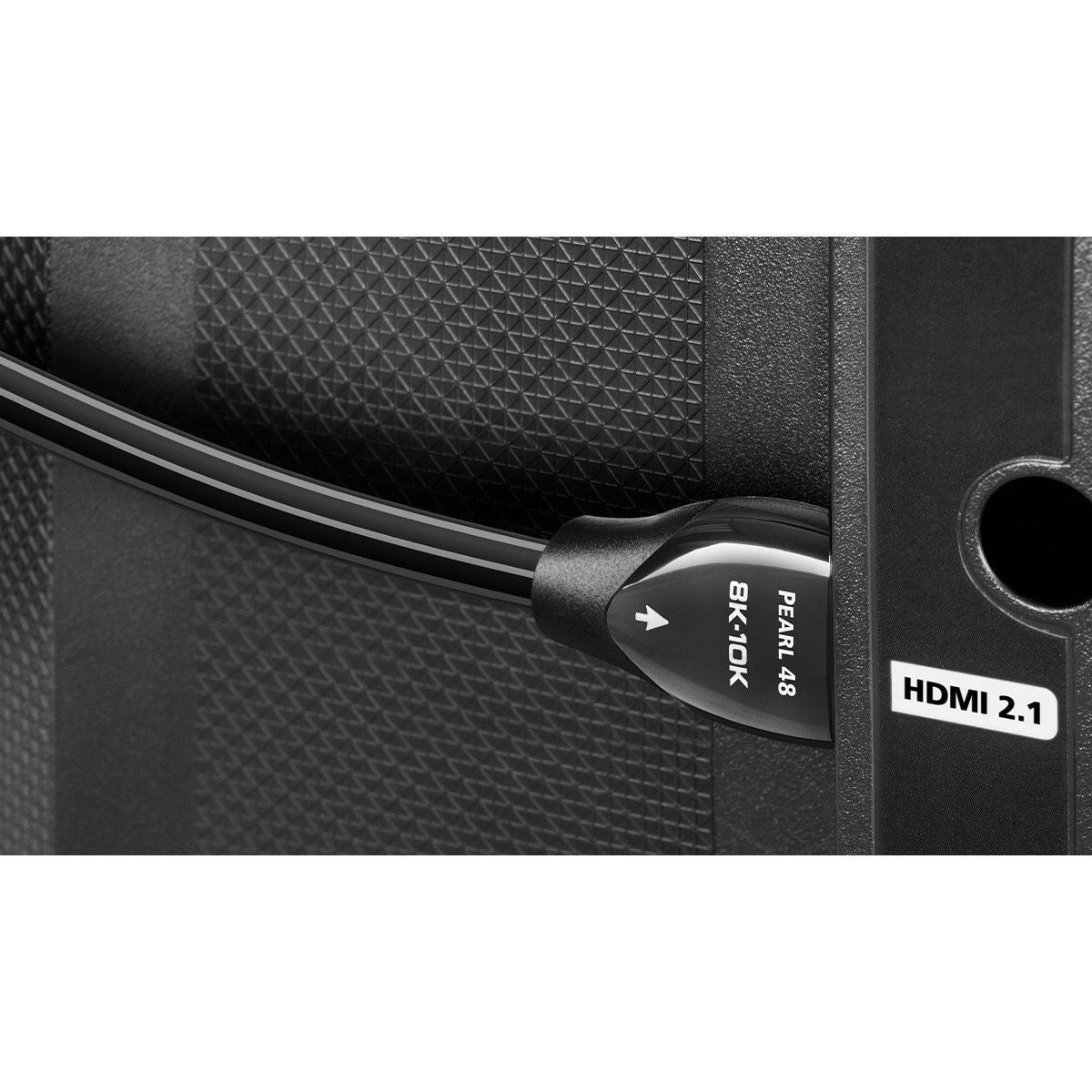 AudioQuest HDMI Pearl 48 Ultra High Speed 48Gbps HDMI 2.1 Cable - 8K 60Hz, 4K 120Hz for Gaming, Home Theater & 4K/8K TVs
