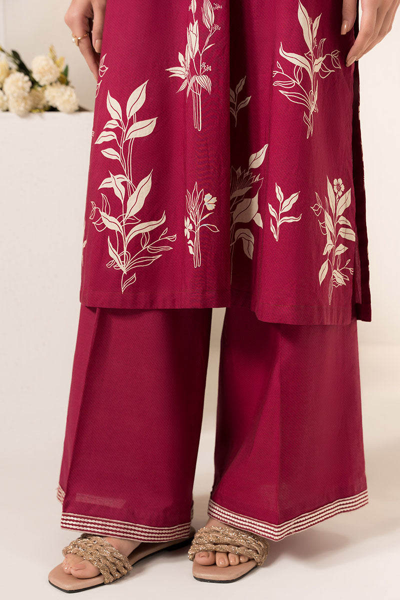 CERISE GLOW 2-Piece Outfit Set (Shirt & Pants) for Women - Casual & Office Wear - Perfect for Work, Dates & Everyday Fashion