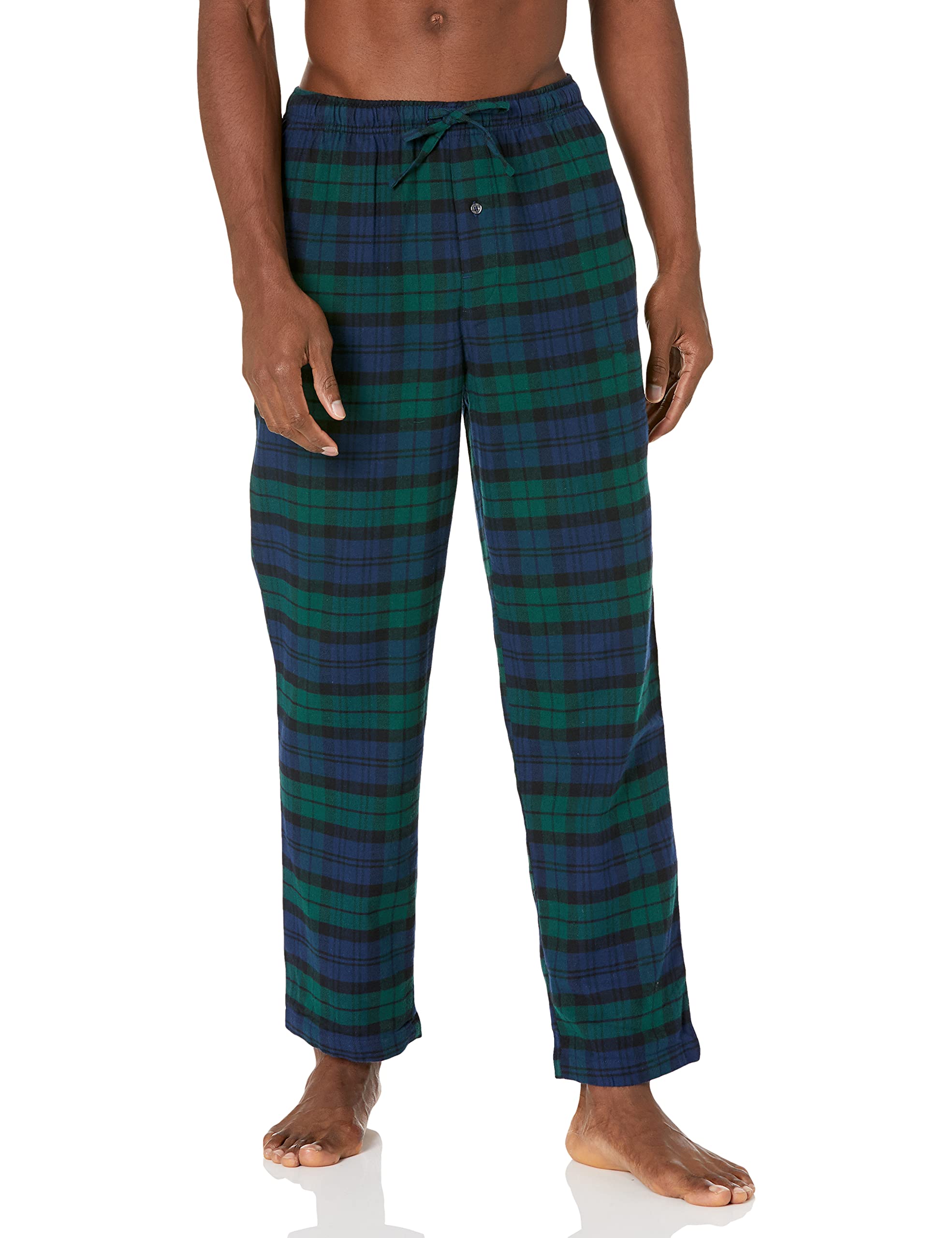Amazon Essentials Men's Big & Tall Flannel Pajama Pants - Soft & Comfortable Sleepwear for Lounge & Winter Nights