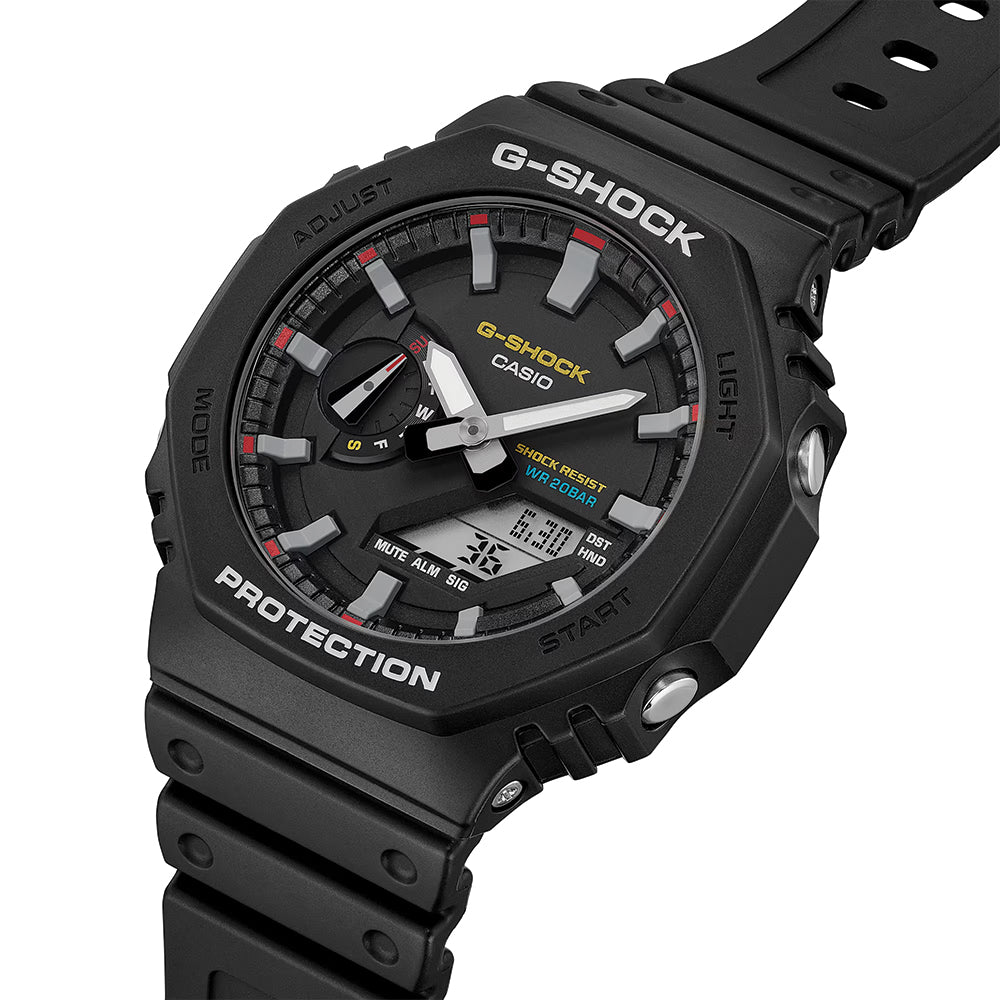 Casio G-Shock GA2100RL-1A Digital Analog Watch - Stylish & Durable for Outdoor, Sports & Everyday Wear