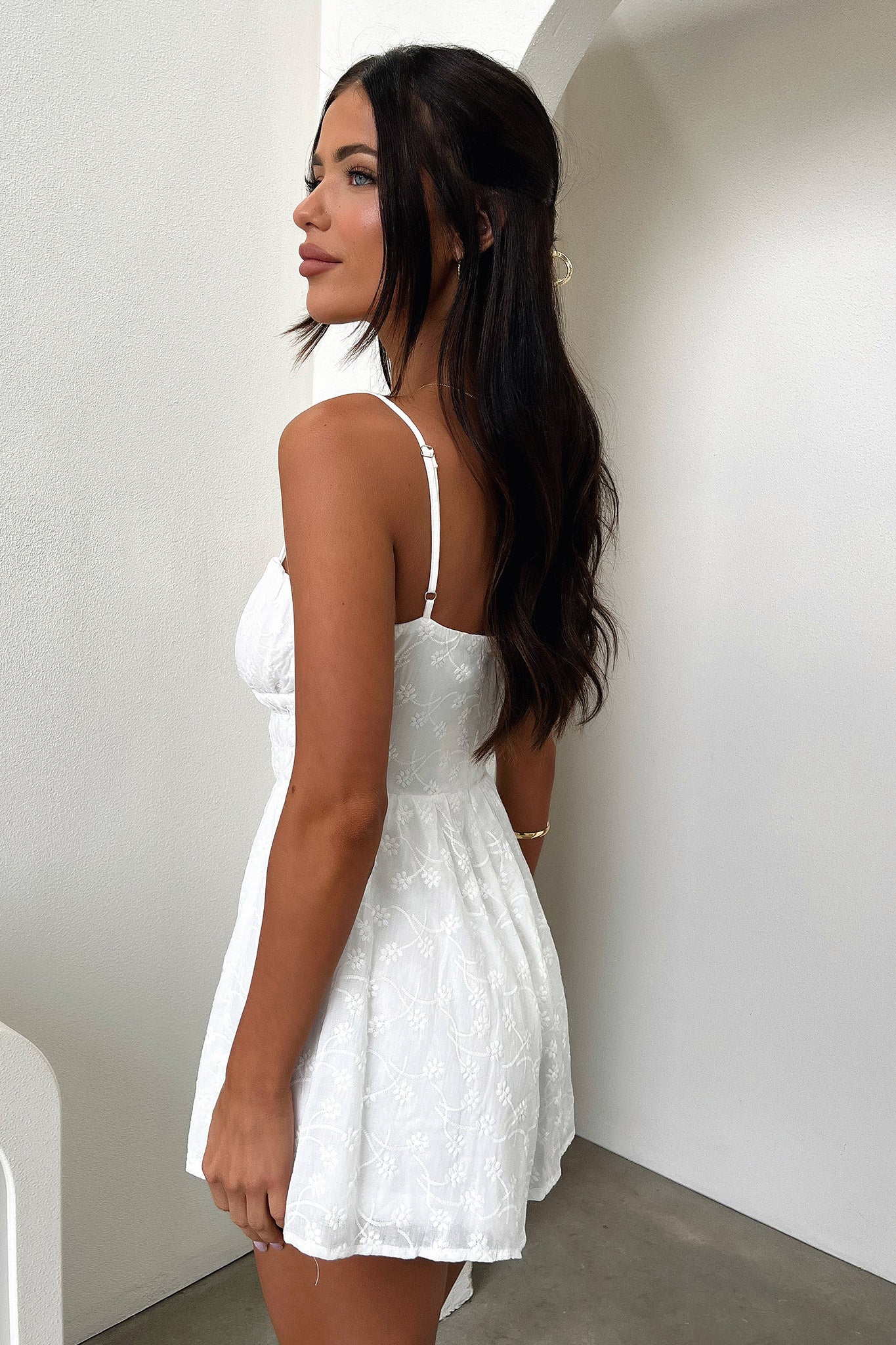 Armida Playsuit - Women's White Jumpsuit Romper for Summer, Beach, and Casual Outings