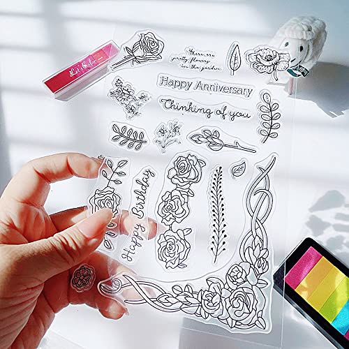 17pcs Blessings Flower Leaf Spring