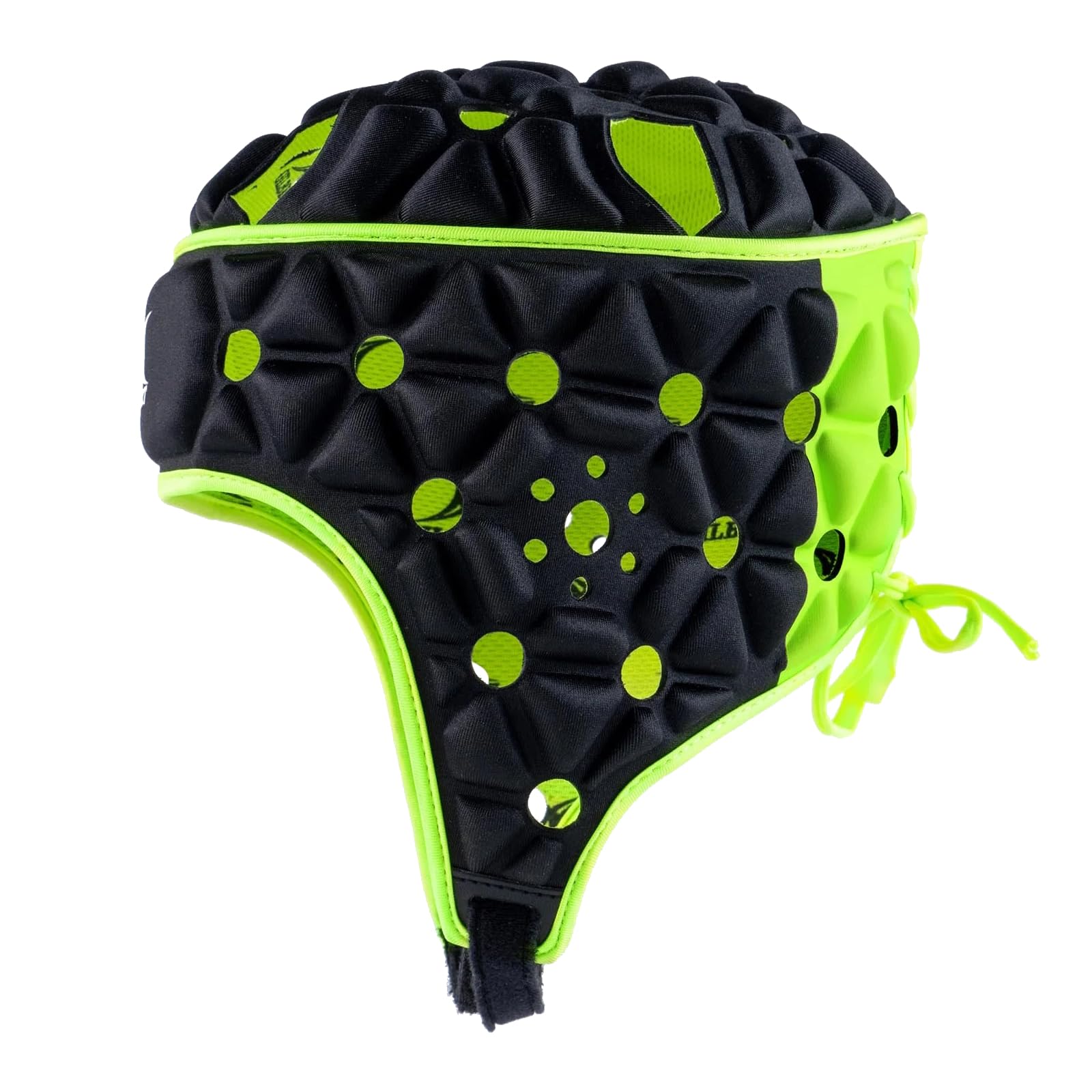 Gilbert AIR HEADGUARD - Black Rugby Head Protection Gear for Training & Matches | Lightweight Breathable Safety Equipment