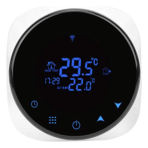 Smart Digital Thermostat Controller - WiFi Programmable Home & Office Temperature Control for HVAC Systems | Perfect for Energy Saving, Smart Homes & Remote Monitoring