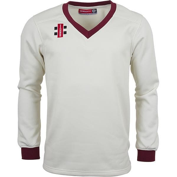 Gray Nicolls Velocity Sweater - Premium Cricket Sweater for Men & Women - Perfect for Cricket Matches, Training & Cold Weather Sports