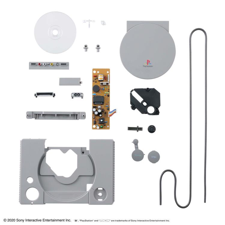 Bandai Best Hit Chronicle 2/5 Sony PlayStation SCPH-1000 Model Kit - Build Your Own Classic PS1 Console for Collectors & Gaming Enthusiasts