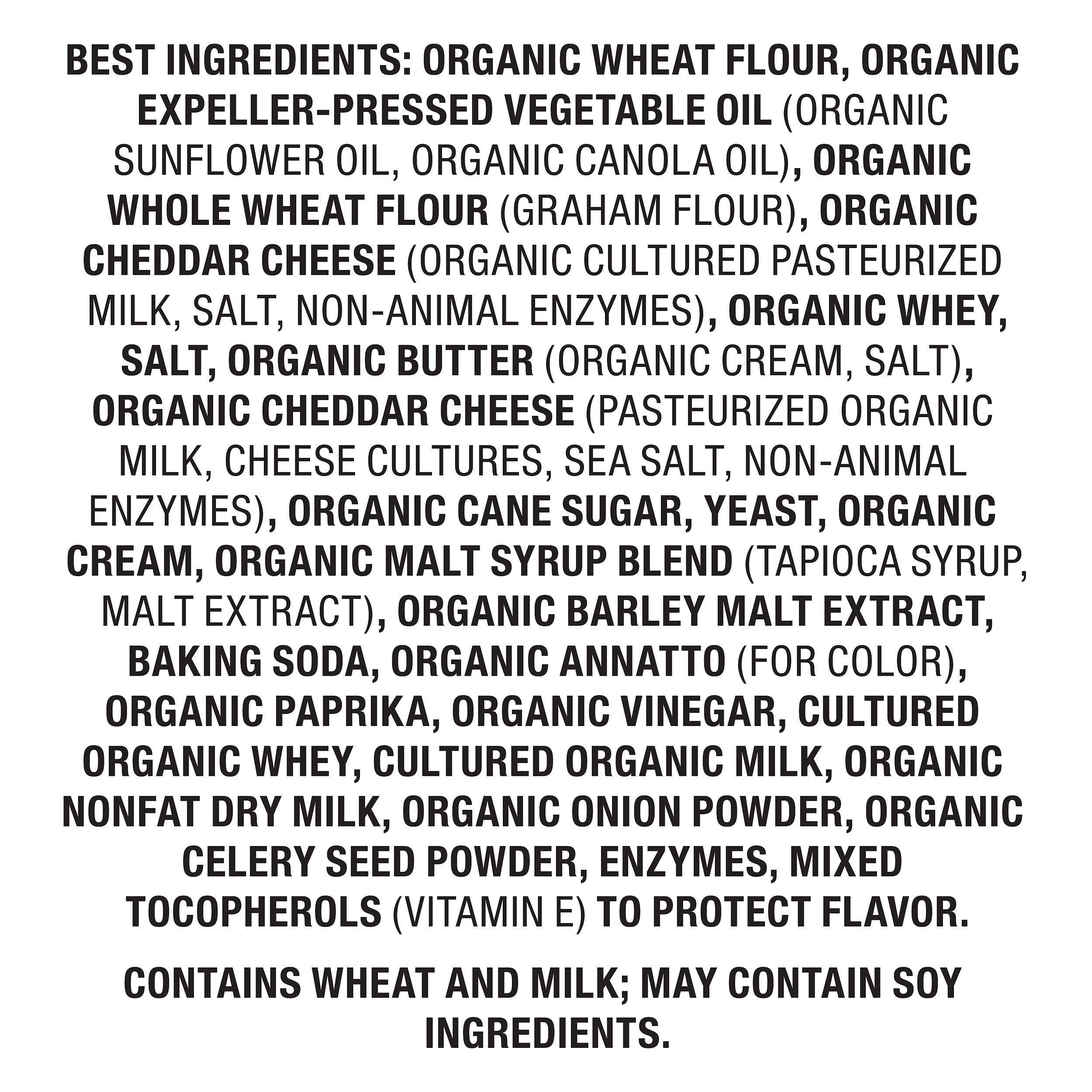 Annie's Organic Cheddar Snack Mix - Assorted Crackers & Pretzels, 9oz (Pack of 12) | Healthy Kids Snacks, School Lunch, Party Food, Movie Night Treats