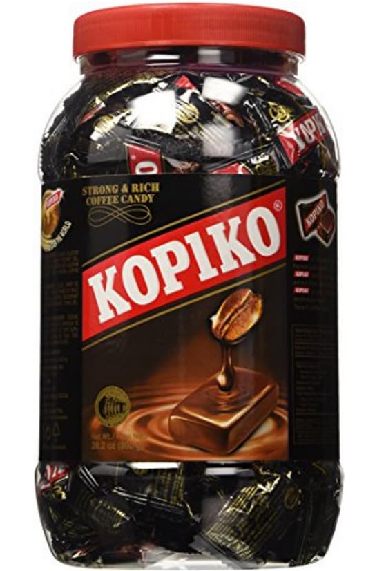 KOPIKO Coffee Candy Bulk 800g - Delicious Coffee Flavored Hard Candies for Office, Travel & Home Snacking
